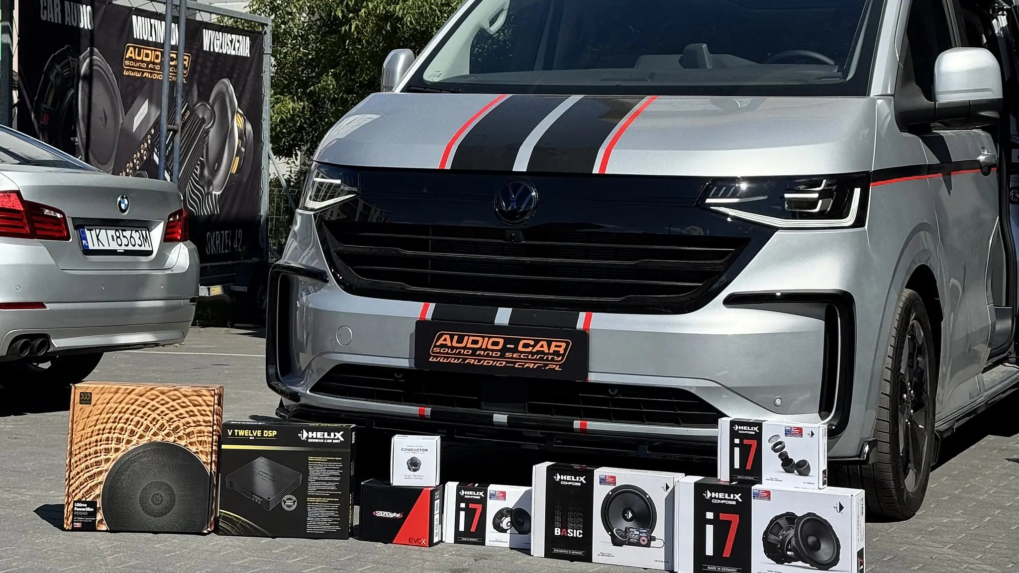 Volkswagen Transporter – HELIX V TWELVE DSP i subwoofer Morel – Audio Car Kielce