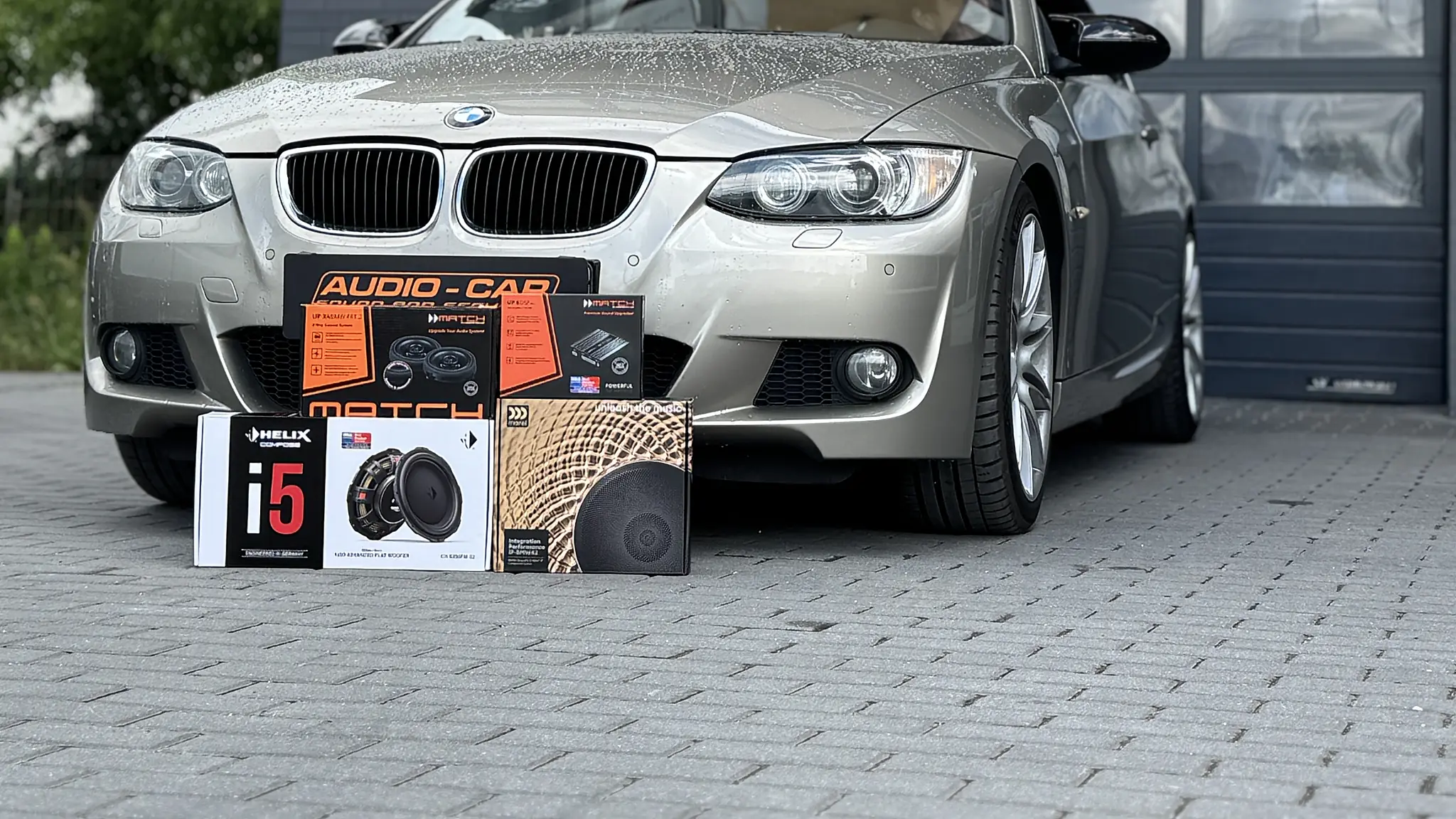 BMW serii 3 Cabrio E93 – Głośniki HELIX i5 i MATCH – Audio Car Kielce