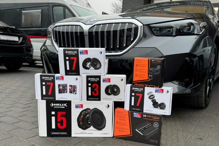 BMW – zestawy HELIX Compose i3, i5, i7 i MATCH przed montażem