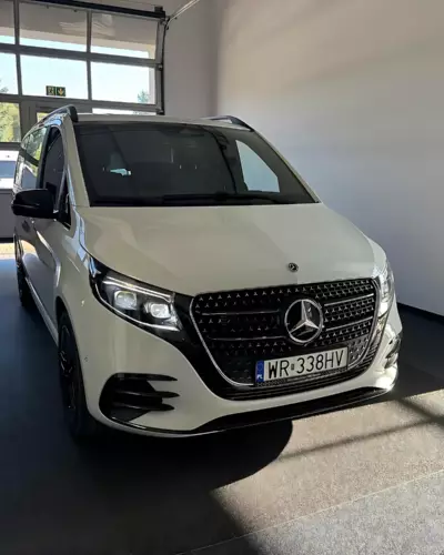 Mercedes klasy V – monitor podsufitowy i ambient dla pasażerów – zdjęcie 3