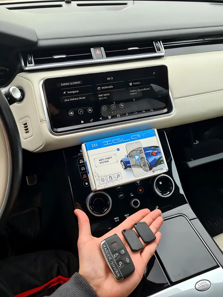Range Rover Velar – CarPlay i Android Auto