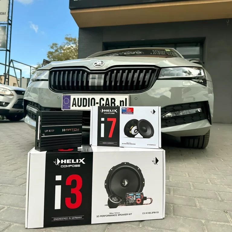 Škoda – zestawy HELIX Compose i7 i i3 przed montażem