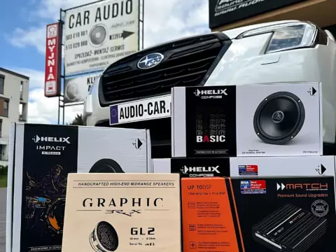 Subaru Forester – HELIX Impact, BRAX Graphic GL2 i MATCH UP 10DSP – komplet przed montażem