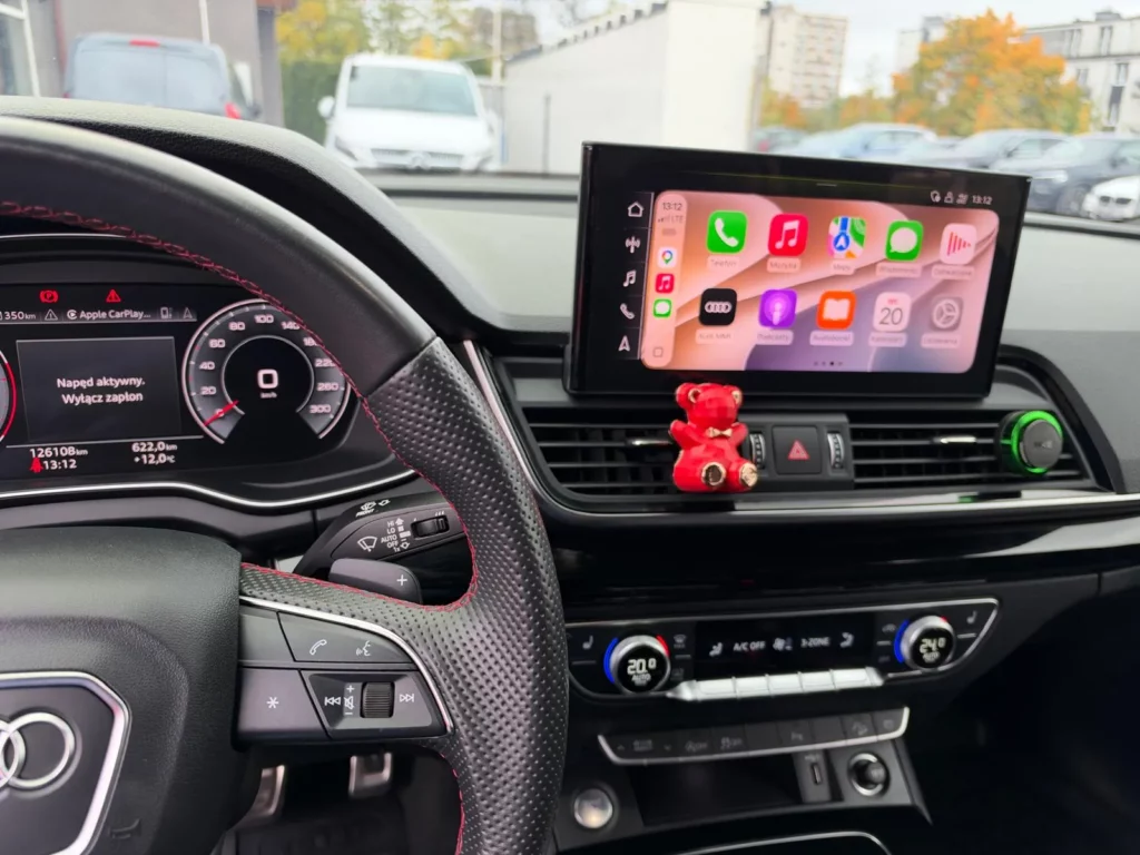 Audi – Apple CarPlay włączony na fabrycznym ekranie MMI