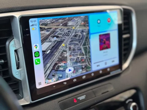 Kia Sportage – stacja z Apple CarPlay, mapa i muzyka