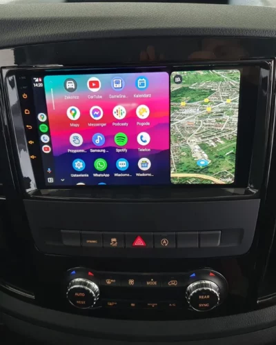 Mercedes Vito – stacja z Android Auto w desce