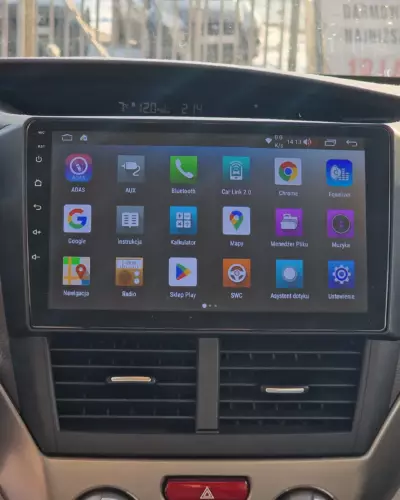 Stacje i CarPlay w kolejnych autach – Subaru Forester – stacja Android