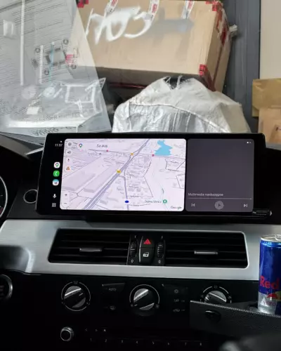 BMW E60 – ekran z CarPlay i Android Auto – zdjęcie 1