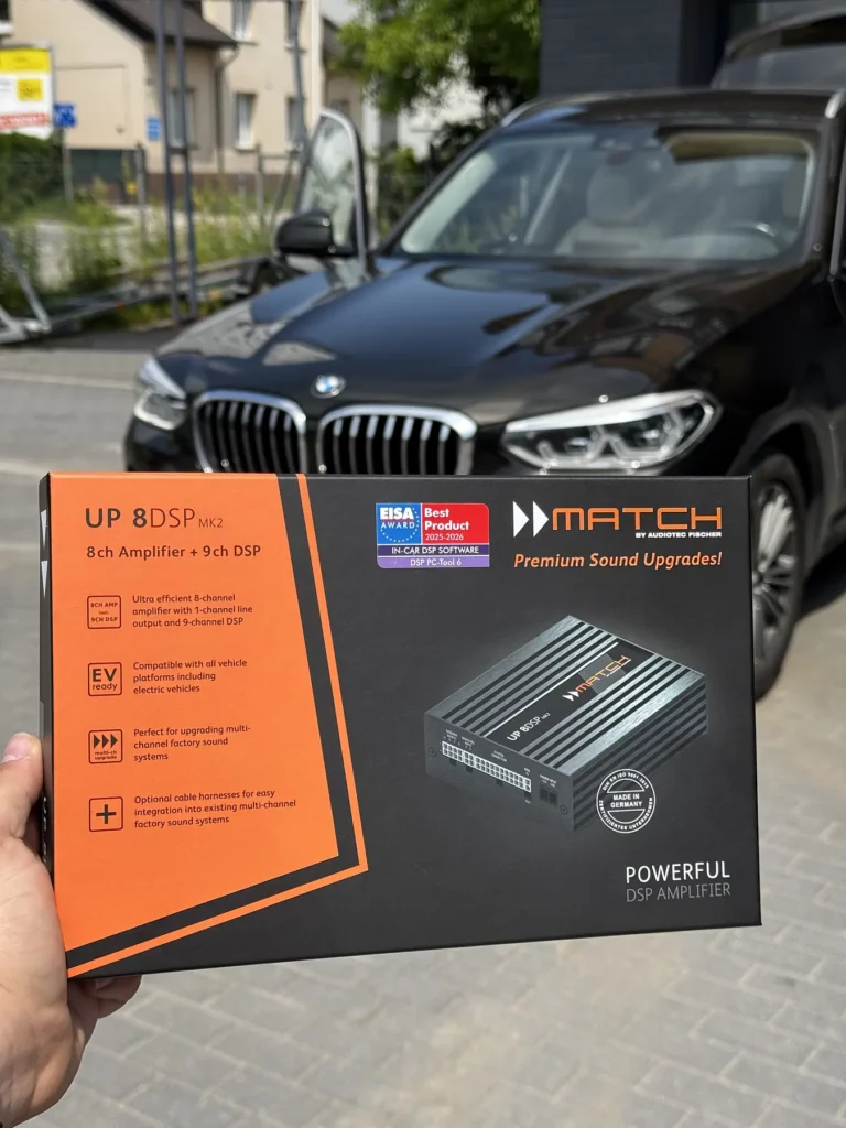 BMW X3 – wzmacniacz z DSP i głośniki pod model