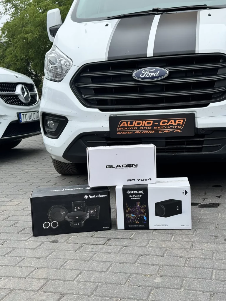 Ford Transit Custom – nagłośnienie w aucie dostawczym