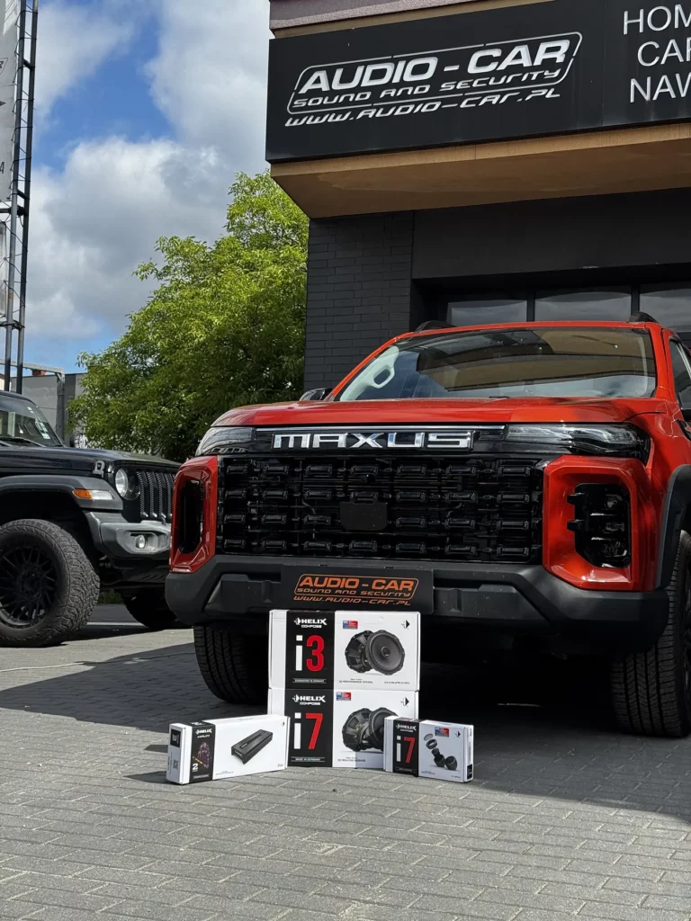 Maxus T60 – głośniki HELIX i wygłuszenie