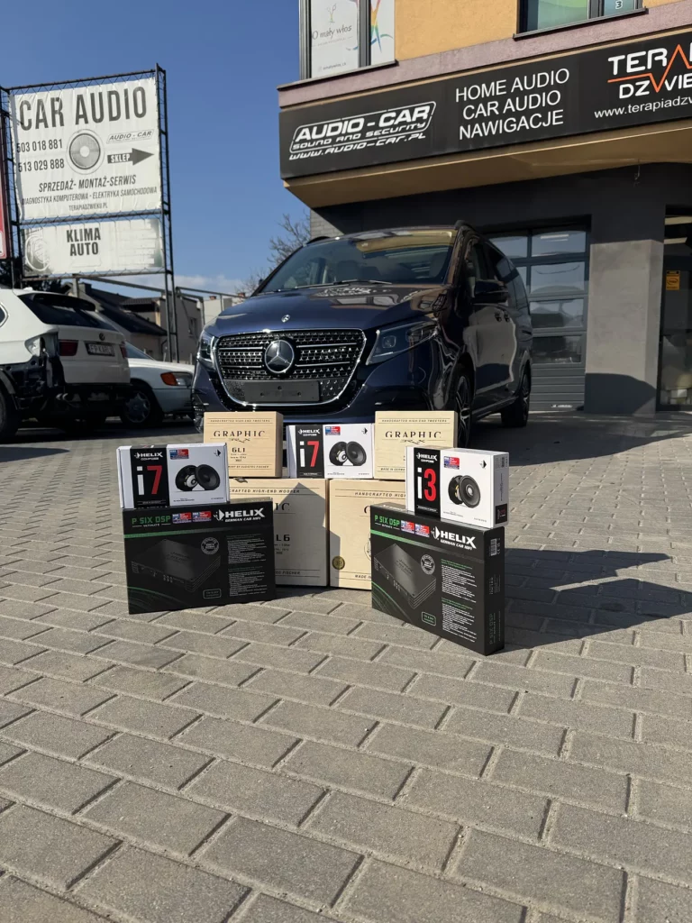 Mercedes klasy V – nagłośnienie dla kierowcy i pasażerów