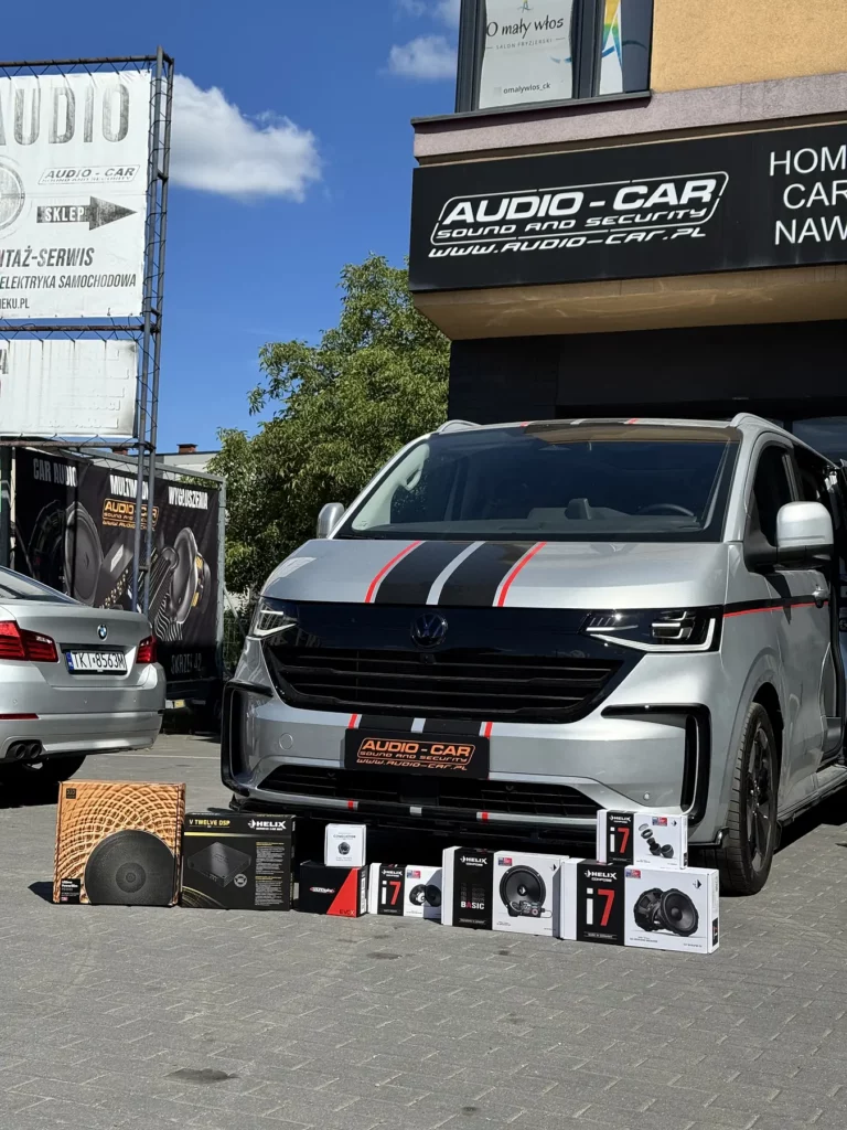 Volkswagen Transporter – zestaw HELIX przed montażem
