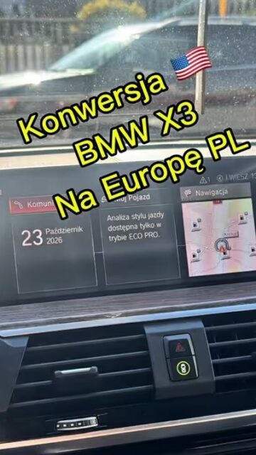 Film z naszego TikToka: BMW X3 z USA: konwersja i język polski